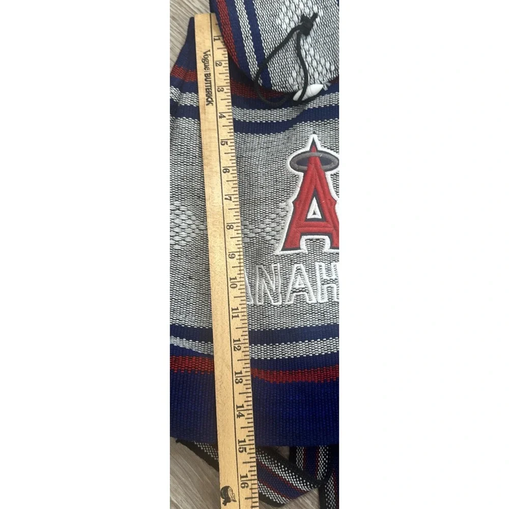 Anaheim Angels‎ logo Mexican Poncho Style backpack handmade bag tote MLB